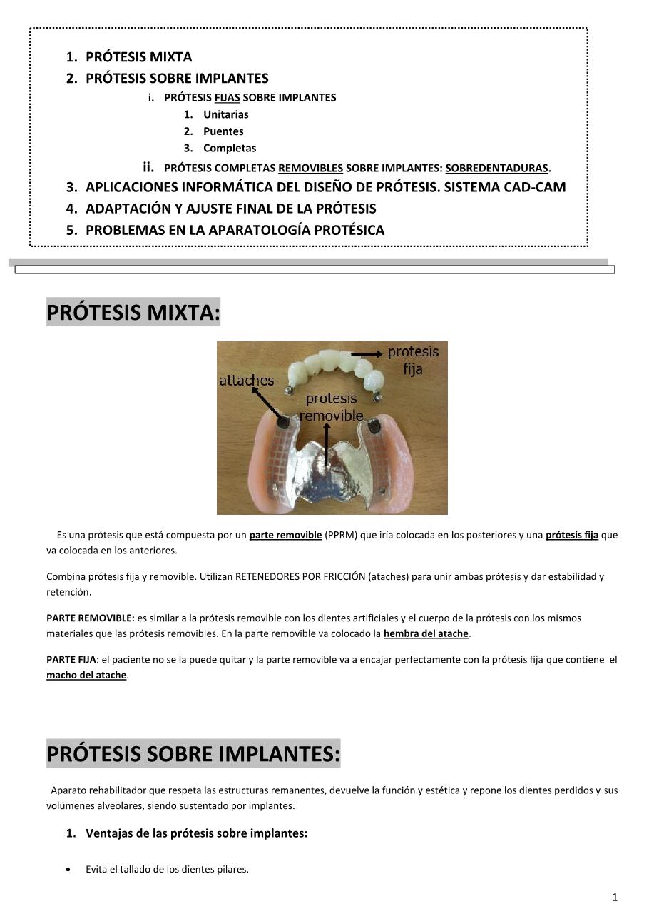 Adaptación inicial a tu prótesis dental