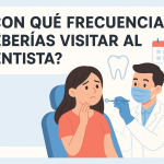 ¿Con qué frecuencia debes visitar al dentista para una limpieza?