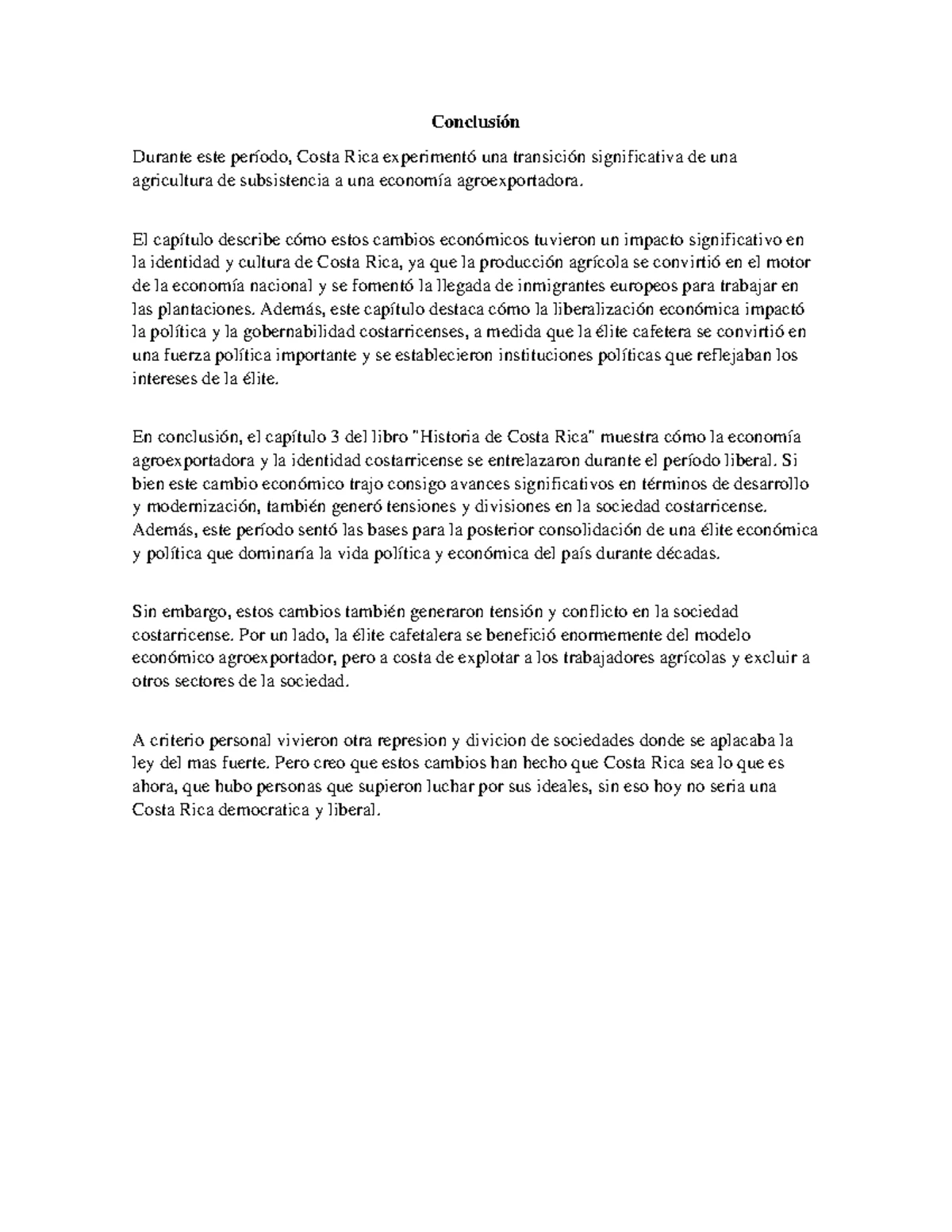 Conclusión